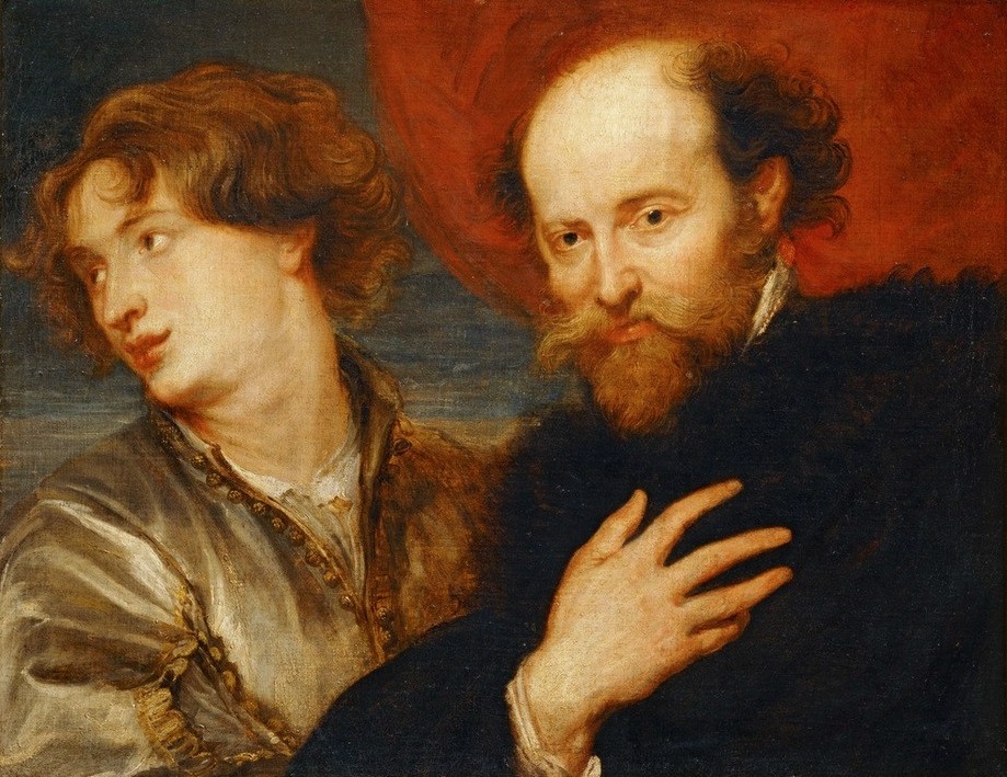 Peter Paul Rubens, Double-portrait idealise de van Dyck et Rubens (Portrait)