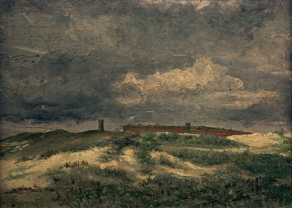 James Ensor, Fort Royal (Fort,Geographie,Geschichte,Kunst,Landschaft,Militär,Napoleonische Kriege,Rennbahn,Impressionismus,Belgische Kunst,Hippodrom,Ansicht,Aussenansicht,Topographie,Militärbau,Schlacht Von Waterloo)