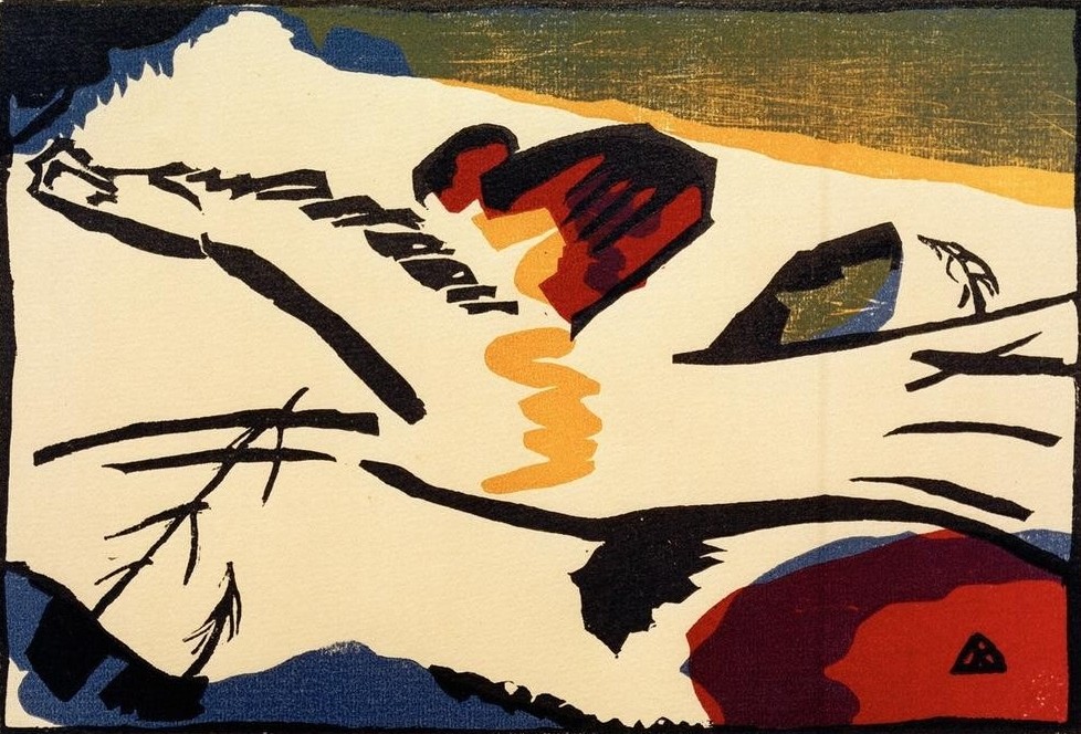 Wassily Kandinsky, Lyrisches (Kunst,Pferdesport,Pferd (Tier),Reiter,Expressionismus,Jockey,Der Blaue Reiter,Russische Kunst,Abstraktion)
