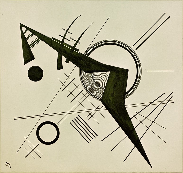 Wassily Kandinsky, Komposition (Bauhaus,Geometrisch,Abstrakte Kunst,Russische Kunst,Abstraktion)