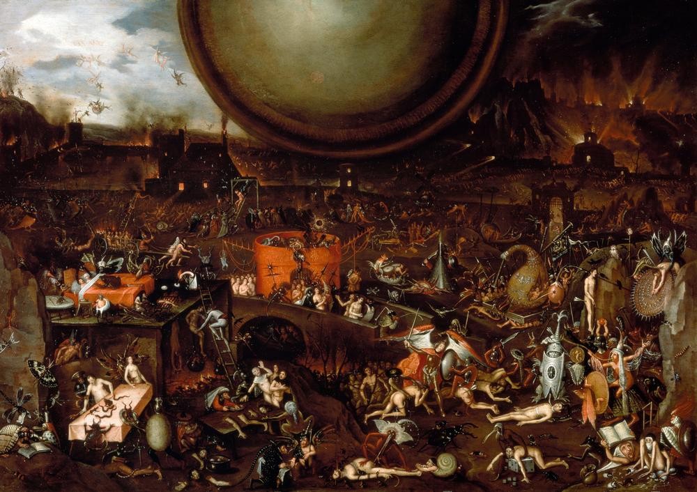 Hieronymus Bosch, Die Hölle (Hölle,Phantastische Kunst,Niederländische Kunst)