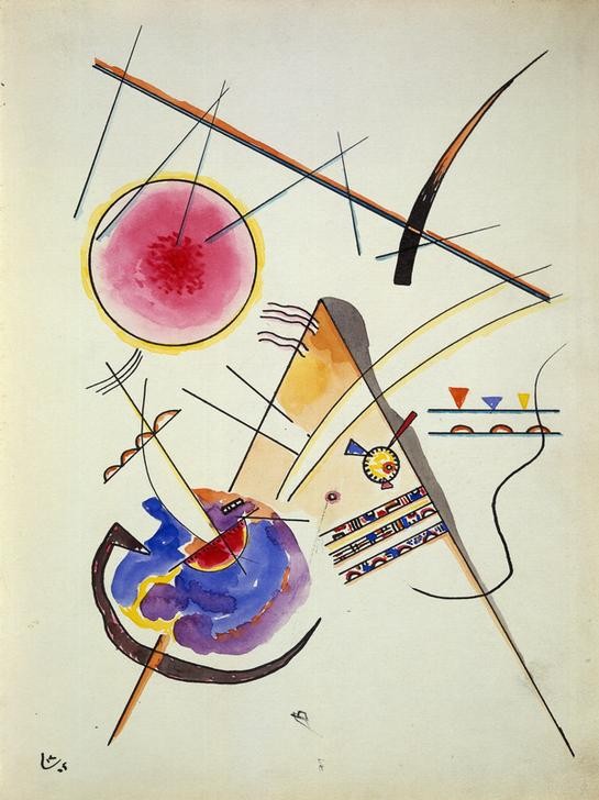Wassily Kandinsky, Komposition (Bauhaus,Abstrakte Kunst,Russische Kunst,Signatur)