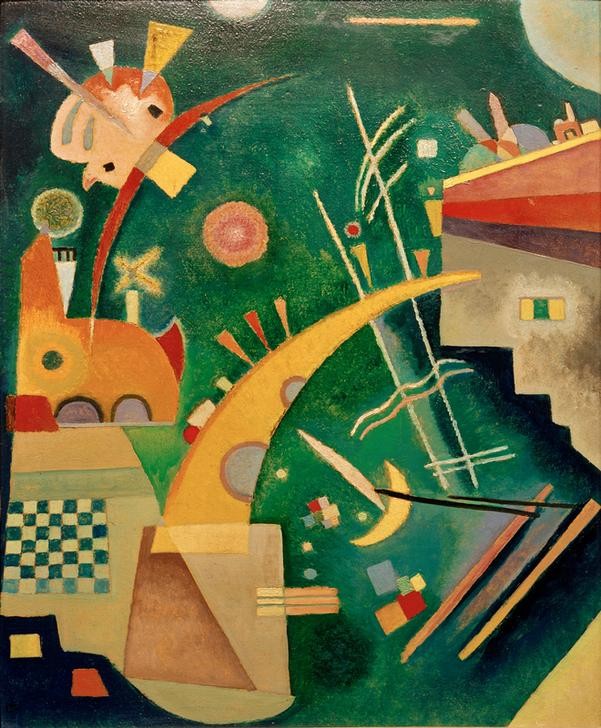 Wassily Kandinsky, Hornform (Bauhaus,Kunst,Abstrakte Kunst,Russische Kunst,Abstraktion,Horn (Tier))
