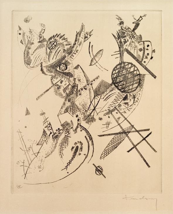 Wassily Kandinsky, Kleine Welten XII (Bauhaus,Abstrakte Kunst,Abstraktion)