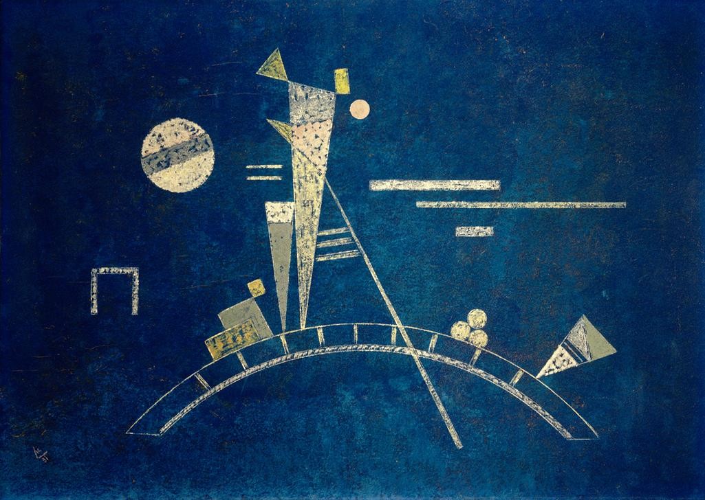 Wassily Kandinsky, Fragil (Kunst,Expressionismus,Der Blaue Reiter,Abstrakte Kunst,Russische Kunst,Abstraktion,Form)