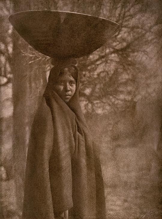 Edward S. Curtis, Unbekannt (HISTORISCH, FRAU, GESCHICHTE, KAKTUS, WÜSTE, WESTERN, KORB, ERBE, WESTEN, MARICOPA, NORTHWIND, VERSAMMLUNG)