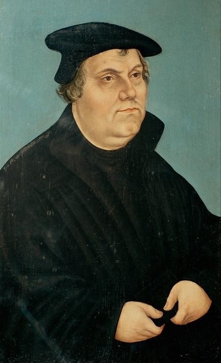Lucas Cranach der Ältere, Martin Luther (Martin Luther, Religion, Protestantismus, Portrait,   Persönlichkeiten, Klassiker, Renaissance, Wunschgröße, Wohnzimmer)