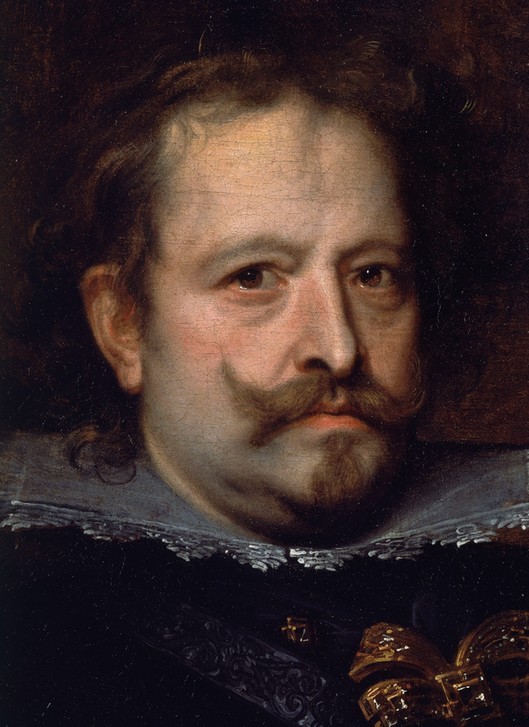 Anthonis van Dyck, DIEGO MEJIA DE GUZMAN – MARQUES DE LEGANES (Portrait, Gesicht, Bildnis, Persönlichkeit, Adel, edel, Marquis, Barock, Klassiker, Wunschgröße, Wohnzimmer)