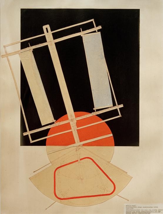 Laszlo Moholy-Nagy, Lichtrequisit einer elektrischen Bühne (Bauhaus,Bühnenbild,Deutsche Kunst,Kunst,Licht Und Beleuchtung,Theater,Konstruktivismus,Bühne,Abstrakte Kunst,Ungarische Kunst,Licht,Requisiten)