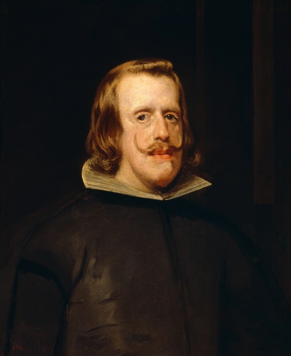 Diego Rodriguez de Silva y Velasquez, Philipp IV. von Spanien (Geschichte,König,Mann,Bart,Barock,Portrait,Habsburger,Spanische Kunst,Zwirbelbart,Person)