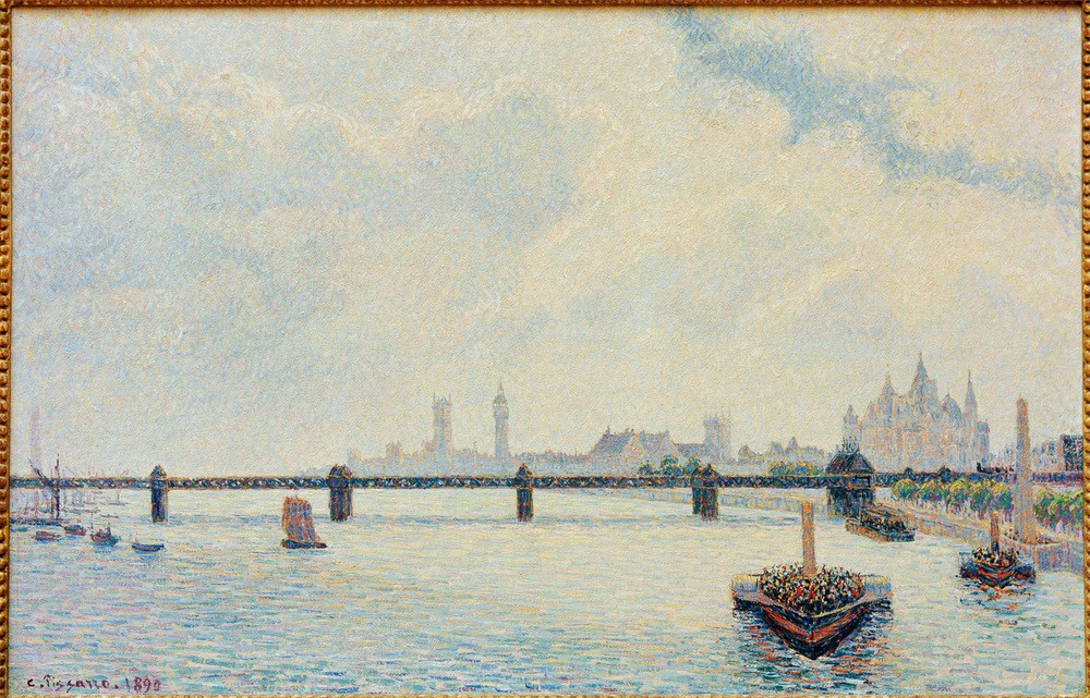 Camille Pissarro, Charing Cross Bridge, London  (Orte und Reise)