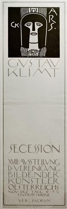 Gustav Klimt, Plakat für die ‘XVIII. Ausstellung der Secession…  (Persönlichkeiten)