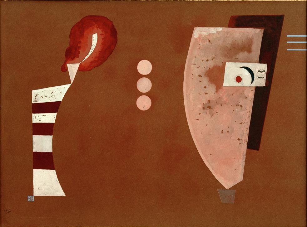 Wassily Kandinsky, Mitten Kreise (Abstrakte Kunst,Russische Kunst)