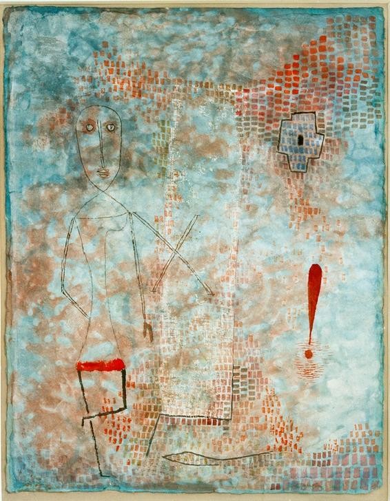 Paul Klee, Europa (Deutsche Kunst,Mythologie,Schweizerische Kunst,Ausrufungszeichen, Griechisch-Römische Mythologie, Klassische Moderne, Wunschgröße, Wohnzimmer, Treppenhaus)