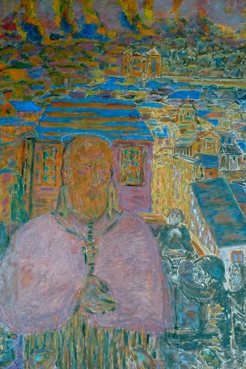 Pierre Bonnard, Franz von Sales (Persönlichkeiten, Mystiker, Heiliger, Kirchenlehrer, Landschaft, Post-Impressionismus, Wohnzimmer, Wunschgröße, Klassische Moderne,)