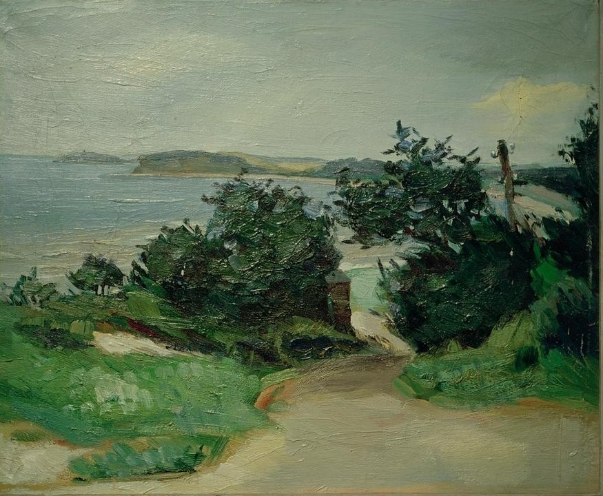 Kurt Schwitters, Aus ? Göhren (Insel,Deutsche Kunst,Küste,Kunst,Landschaft,Meer,Weg)