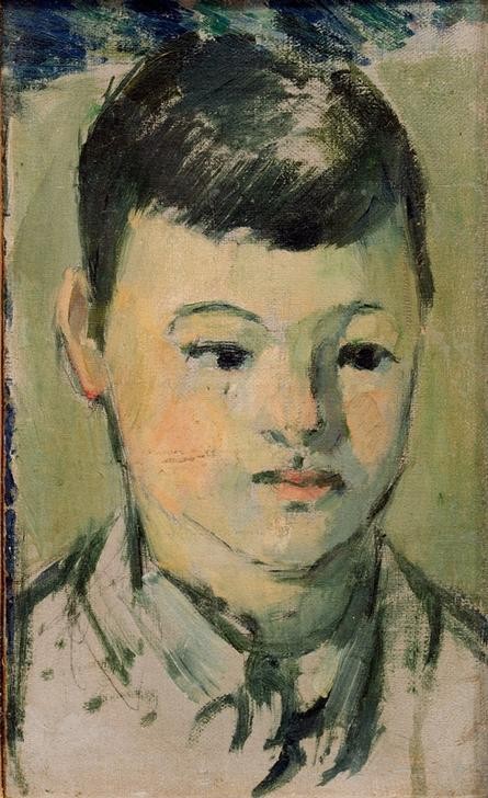 Paul Cézanne, Der Sohn des Künstlers (Kind,Impressionismus,Portrait,Französische Kunst,Knabe,Kopf,Sohn Von Berühmten,Person)
