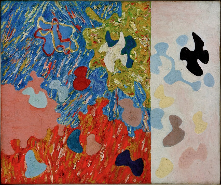 Wladyslaw Strzeminski, Sonne – Herz des Tages (Abstrakte Malerei,amorphe Formen, Muster, Wunschgröße, Suprematismus, Klassische Moderne, Wohnzimmer, Büro,)