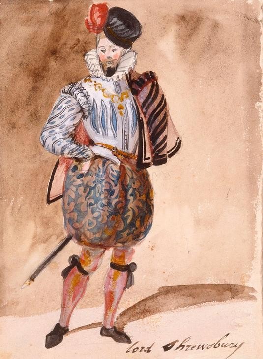 Eugene Delacroix, Lord Shrewsbury (Figurine,Literatur,Theater,Französische Kunst,Person)