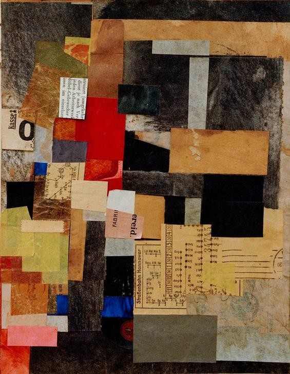 Kurt Schwitters, Ohne Titel (ereid.) (Dadaismus,Deutsche Kunst,Kunst)