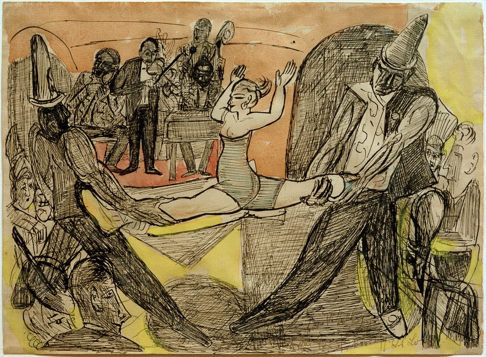 Max Beckmann, Nachtclub in New York (Kunst,Kultur und Unterhaltung)