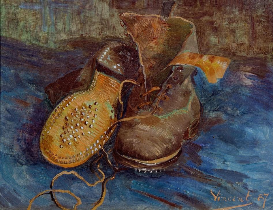 Vincent van Gogh, Les Souliers (Mode,Schuhe (Schuh),Impressionismus,Stiefel,Niederländische Kunst)