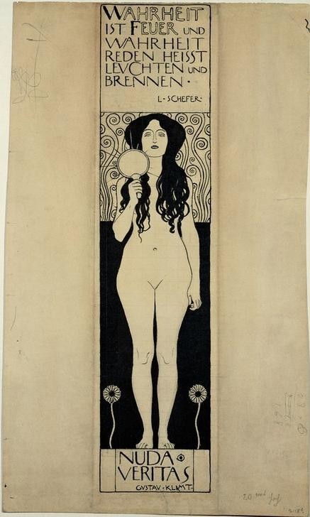 Gustav Klimt, Nuda Veritas  (Persönlichkeiten)