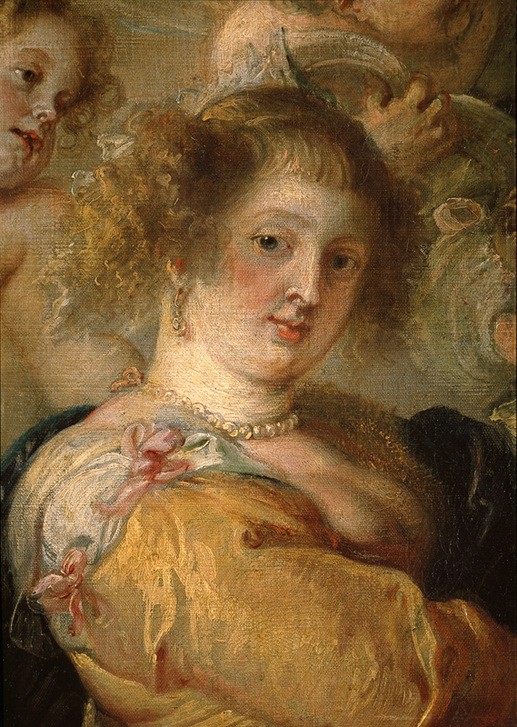 Peter Paul Rubens, Der Liebesgarten (Flämische Kunst,Frau,Kunst,Mensch,Schmuck,Barock,Portrait,Liebesgarten,Niederländische Kunst,Frisur,Ausschnitt)