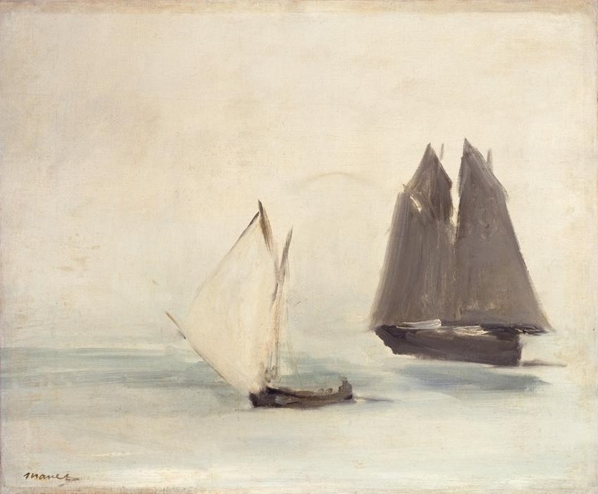 Edouard Manet, Marine (Kunst,Schiffstypen,Meer,Segelboot,Marinemalerei,Französische Kunst,Schifffahrt)