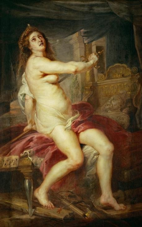 Peter Paul Rubens, Dido’s death (Königin,Liebe,Selbstmord,Tod,Barock,Gefühl (Stimmung))