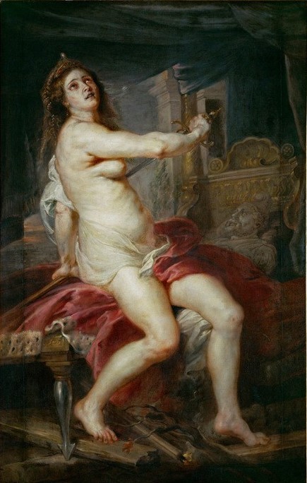 Peter Paul Rubens, Tod der Dido (Flämische Kunst,Geschichte,Sage,Kunst,Selbstmord,Szene,Tod,Barock,Liebestod,Person)