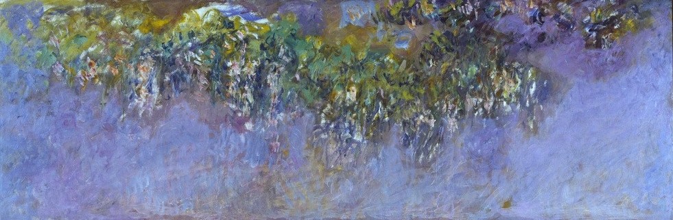 Claude Monet, Glycines (Botanik,Kunst,Landschaft,Impressionismus,Französische Kunst,Glyzinie)