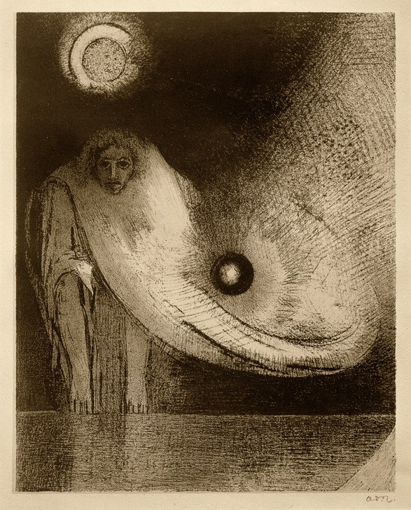 Odilon Redon, Le Bouddha (Buddhismus,Kunst,Religion,Symbolismus,Französische Kunst,Götter,Gottheit)