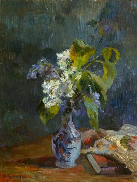 Paul Gauguin, Vase de fleurs (Kunst,Stillleben,Blumenstrauss,Vase,Französische Kunst,Blume)