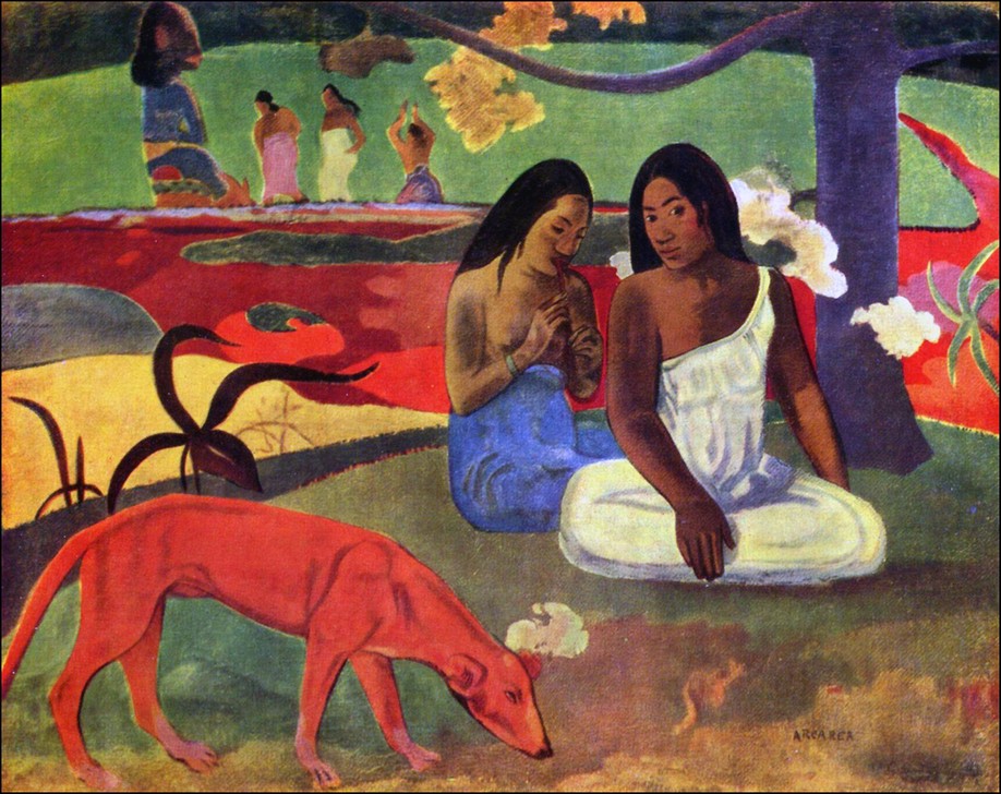 Paul Gauguin, Arearea' or 'Joyousness (Frau,Geschichte,Kunst)
