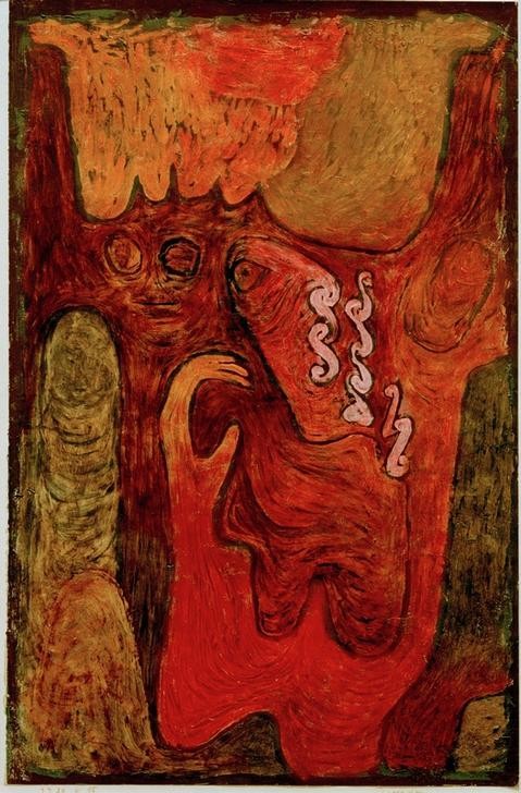 Paul Klee, Dryaden (Deutsche Kunst,Kunst,Mythologie,Nymphe,Schweizerische Kunst,Dryade,Abstraktion,Griechisch-Römische Mythologie,Geist)