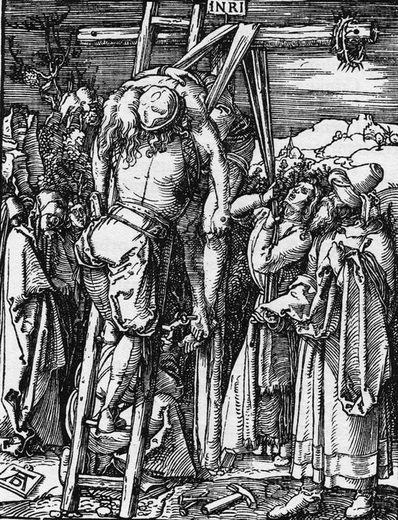 Albrecht Dürer, Die Kreuzabnahme (Christentum,Deutsche Kunst,Religion,Renaissance,Neues Testament,Bibel,Kreuzabnahme,Passion Christi)
