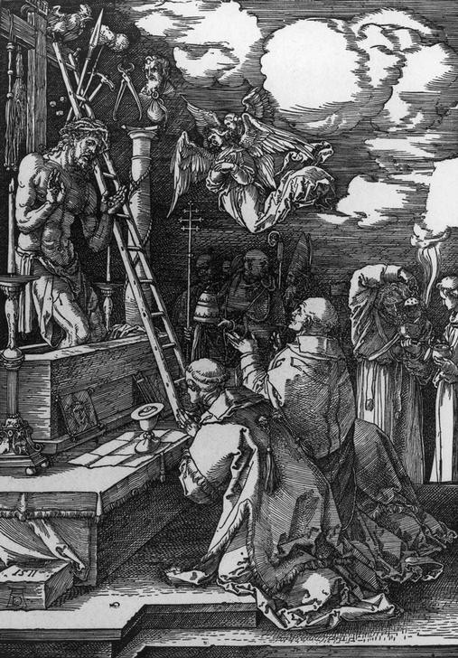 Albrecht Dürer, Die Messe des Heiligen Gregor (Heilige,Gottesdienst,Messe (Gottesdienst))