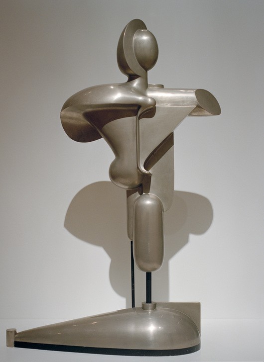 Oskar Schlemmer, Abstrakte Figur (Bauhaus,Deutsche Kunst,Kunst,Metall,Standbild,Bronze,Abstraktion)