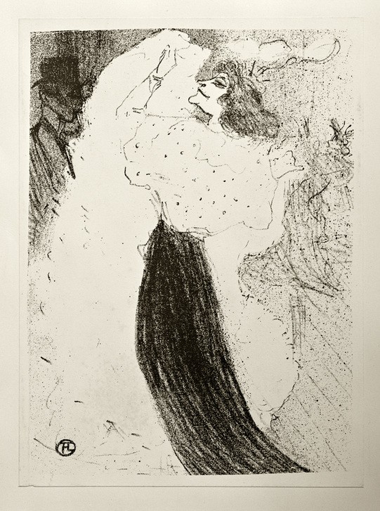 Henri de Toulouse-Lautrec, Danse Excentrique (Frau,Jugendstil,Kunst,Musik,Tänzerin,Tanz,Französische Kunst,Fin De Siecle)