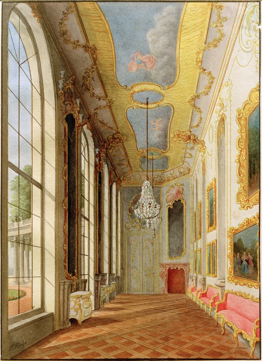 Heinrich Hintze, Kleine Galerie Schloss Sanssouci  (Orte und Reise)