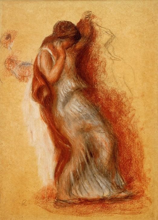 Pierre-Auguste Renoir, Tänzerin (Frau,Musik,Tänzerin,Tanz,Impressionismus,Französische Kunst)