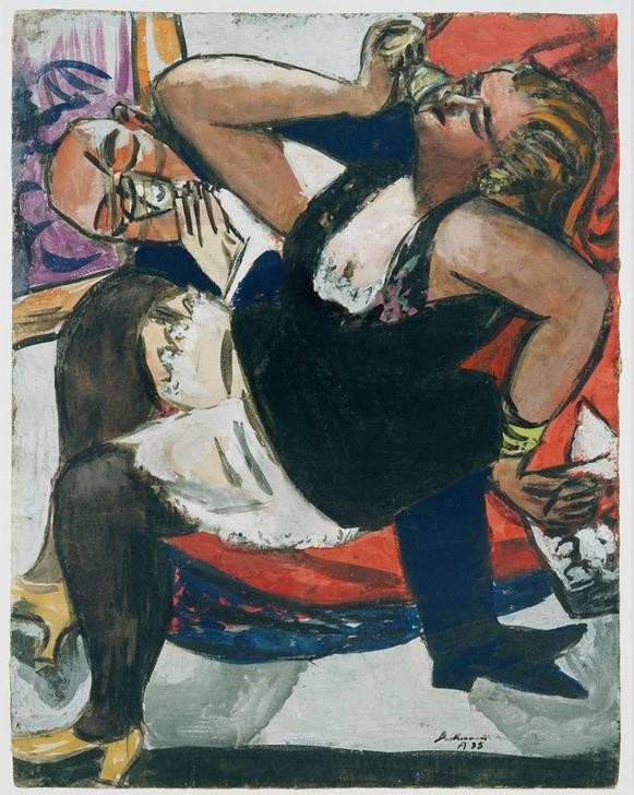Max Beckmann, Sitzendes Paar (Kunst,Mensch und Gesellschaft)