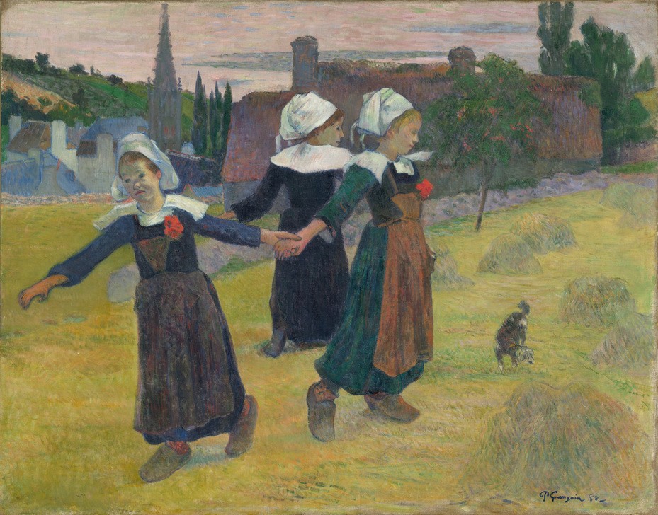 Paul Gauguin, Breton Girls Dancing, Pont-Aven