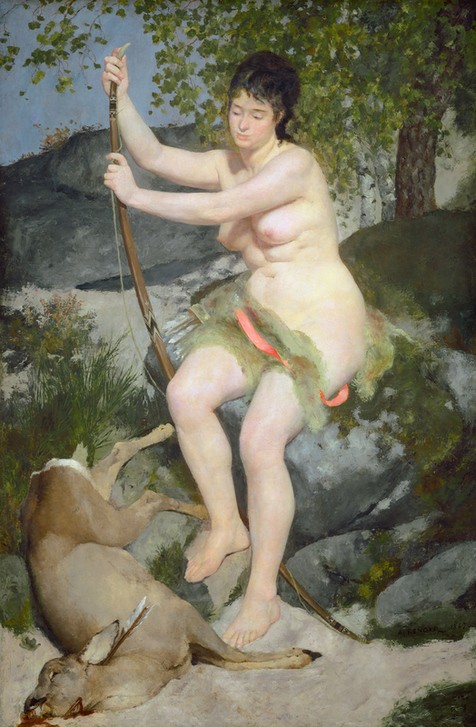 Pierre-Auguste Renoir, Diana (Jagd,Mythologie,Reh,Bogen (Waffe))