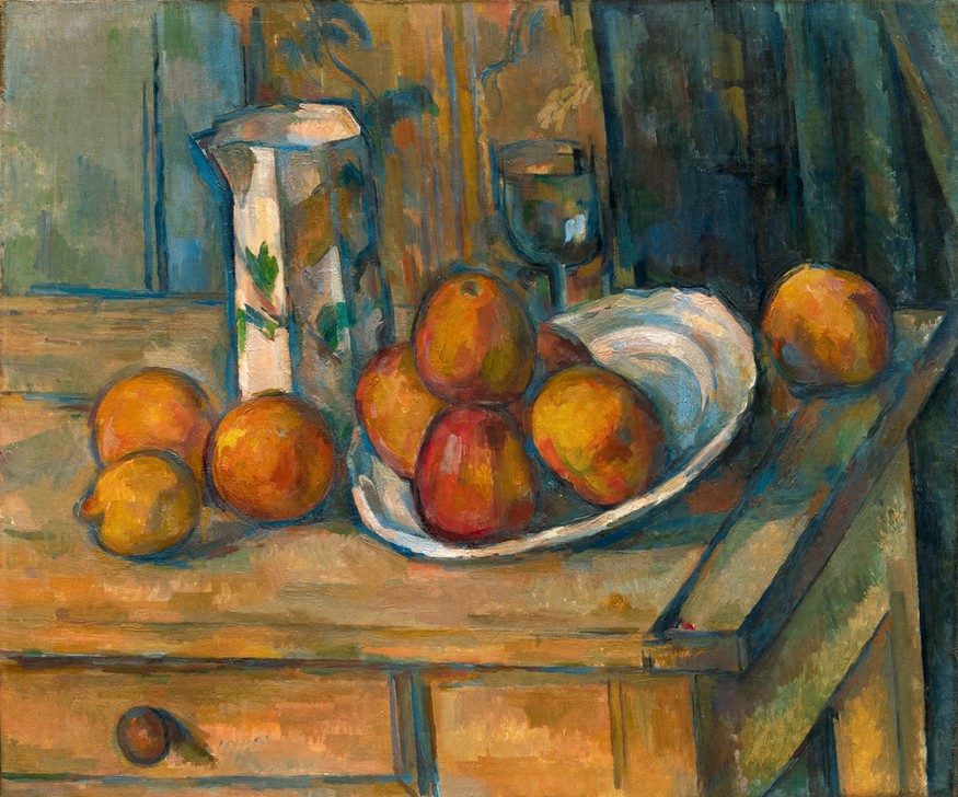 Paul Cézanne, Still Life with Milk Jug and Fruit