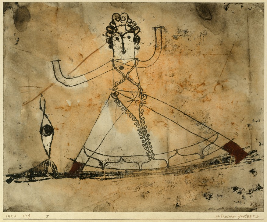 Paul Klee, Klassische Groteske (Portrait,Groteske)
