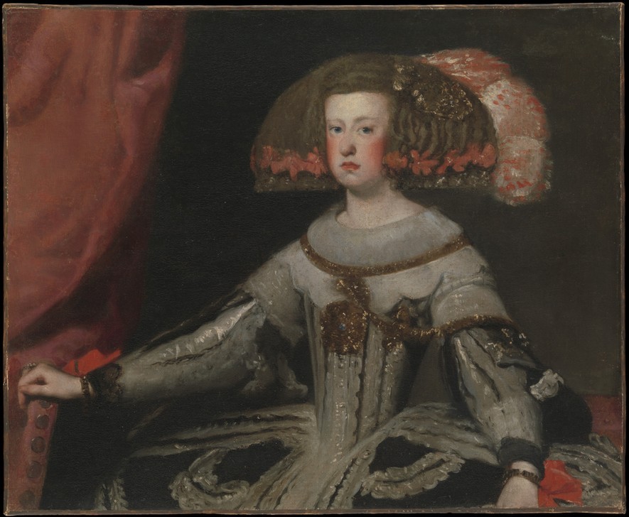 Diego Rodriguez de Silva y Velasquez, Maria Anna von Österreich, Königin von Spanien (Königin,Portrait)