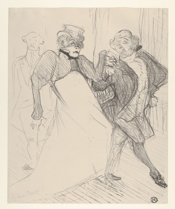 Henri de Toulouse-Lautrec, Réjane and Galipaux, in Madame Sans-Géne