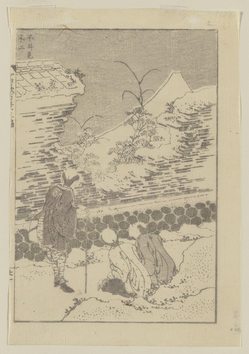 Katsushika Hokusai, Mount Fuji at second glance (Kunst,Völkerkunde,Japanische Kunst)